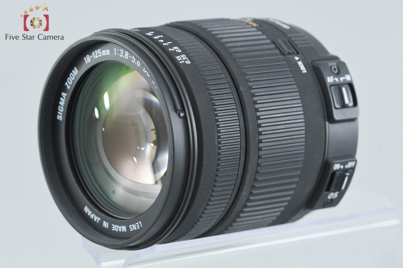 SIGMA 18-125mm f/3.8-5.6 DC OS HSM for Nikon | eBay