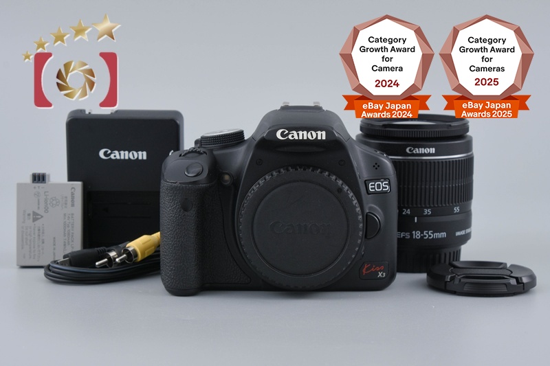 Canon EOS Kiss x3 ダブルズームキット 一眼レフ カメラ レンズ3本