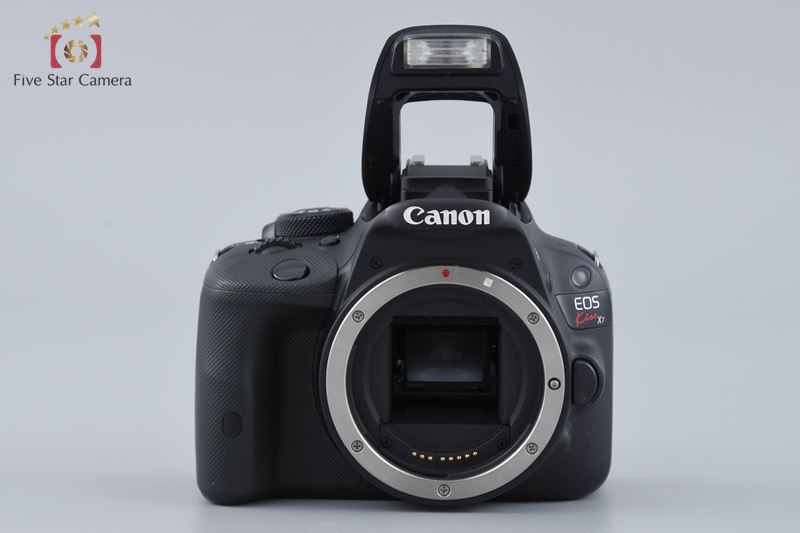 Canon EOS Kiss X7 / Rebel SL1 / 100D Black 18.0 MP EF-S 18-55 IS 