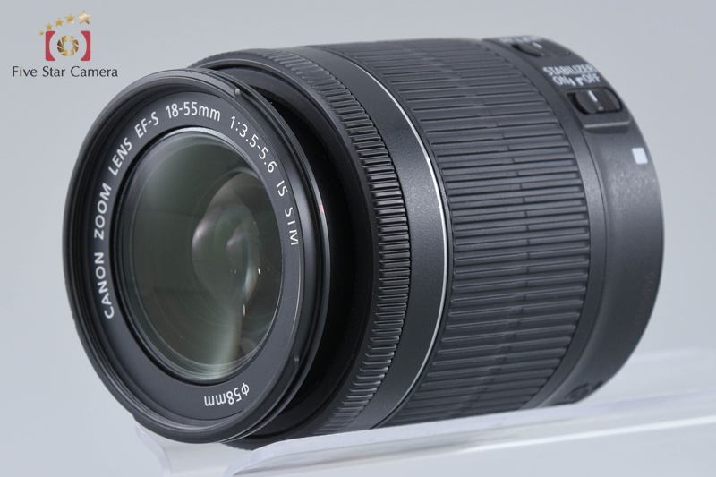 Canon EOS Kiss X7 / Rebel SL1 / 100D Black 18.0 MP EF-S 18-55 IS