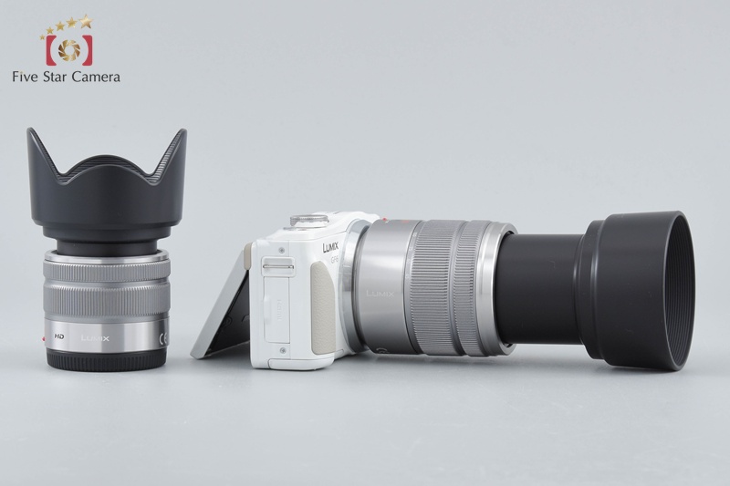 Panasonic LUMIX DMC-GF6 White 16.0 MP 14-42 45-150 Lens [Japanese