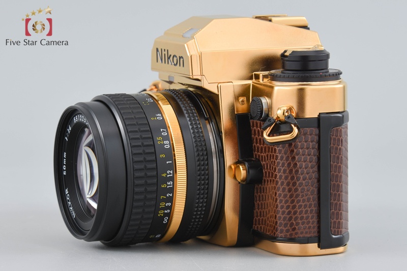フィルムカメラ Nikon FA GOLD GRANDPRIX 84 Ai-s 50m F1.4 Nikon FA GOLD CAMERA GRAND PRIX' 84 + Ai-S NIKKOR 50mm f/1.4 w