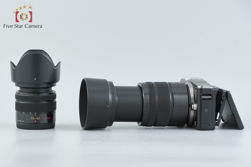 Panasonic LUMIX DMC-GF6 Black 16.0 MP 14-42 45-150 Lens [Japanese