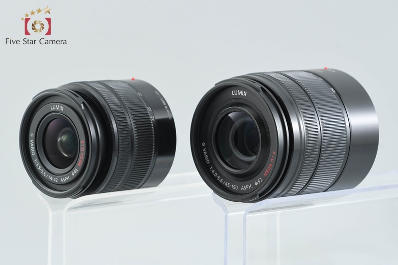 Panasonic LUMIX DMC-GF6 Black 16.0 MP 14-42 45-150 Lens [Japanese