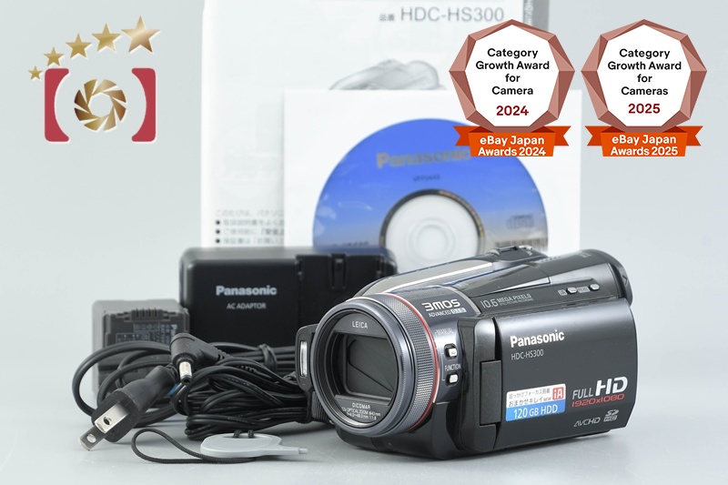 Panasonic　HDC-HS300　大容量HDD内蔵 ブラック Panasonic HDC-HS300 Black Full Hi-Vision Camcorder from Japan | eBay