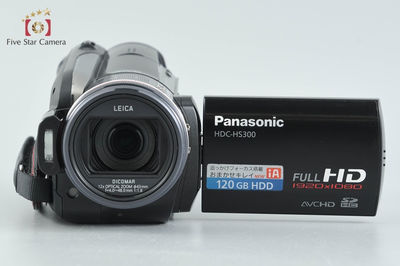 Panasonic HDC-HS300 Black Full Hi-Vision Camcorder from Japan | eBay