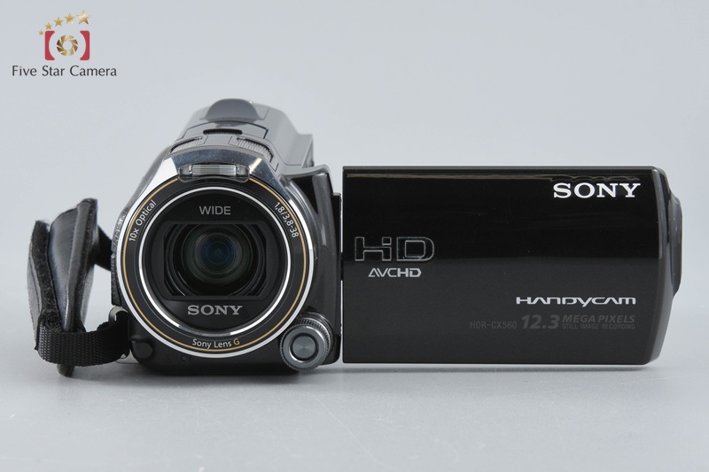 Sony Handycam HDR-CX560V Black Digital HD Camcorder [Japanese