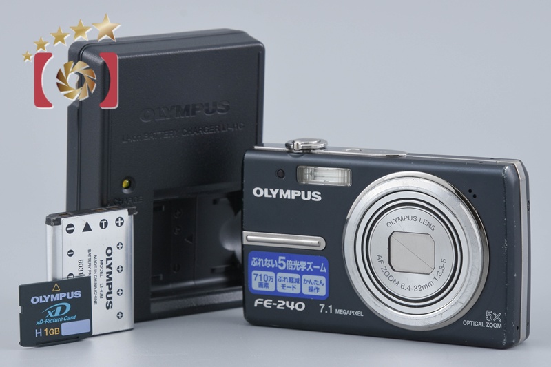 ✨美品✨オリンパス CAMEDIA FE-240 ブラック 充電器付き Olympus Camedia FE-240 7.1 MP Digital Camera | eBay