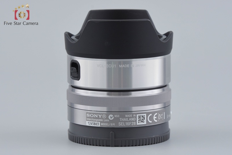 SONY E 16mm f/2.8 SEL16F28 + VCL-ECU1 Ultra Wide Converter 0.75x