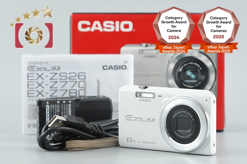 Casio EXILIM EX-Z780 White 16.1 MP Digital Camera w/ Box | eBay
