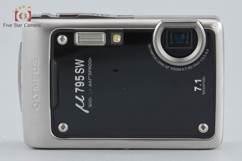 Olympus μ795SW Piano Black 7.1 MP Waterproof Digital Camera | eBay