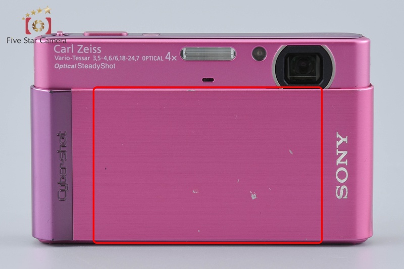 Sony Cyber-Shot DSC-T90 Pink 12.1 MP Digital Camera [Japanese