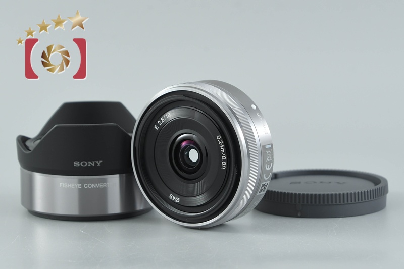 【中古】(ソニー) SONY 16/2.8(SEL16F28)+ VCL-ECF1 SONY E 16mm f/2.8 SEL16F28 + VCL-ECF1 Fisheye Converter | eBay