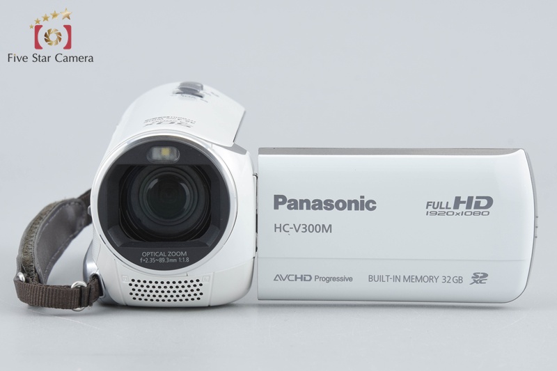 Panasonic HC-V300Ｍ ホワイト Panasonic HC-V300M White Digital Hi-Vision Video Camera | eBay