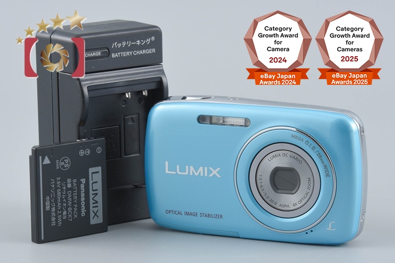 Panasonic LUMIX DMC-S1 Blue 12.1 MP Digital Camera [Japanese