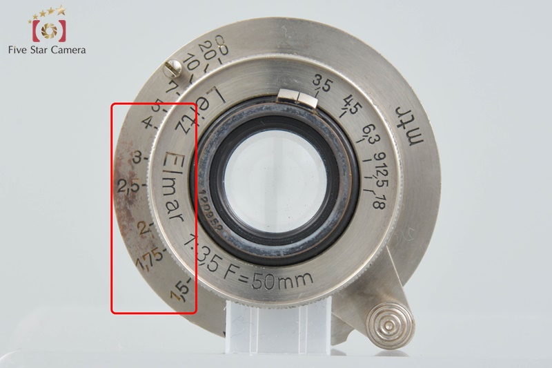 Leica Elmar 50mm f/3.5 Nickel Collapsible L39 LTM Leica Thread