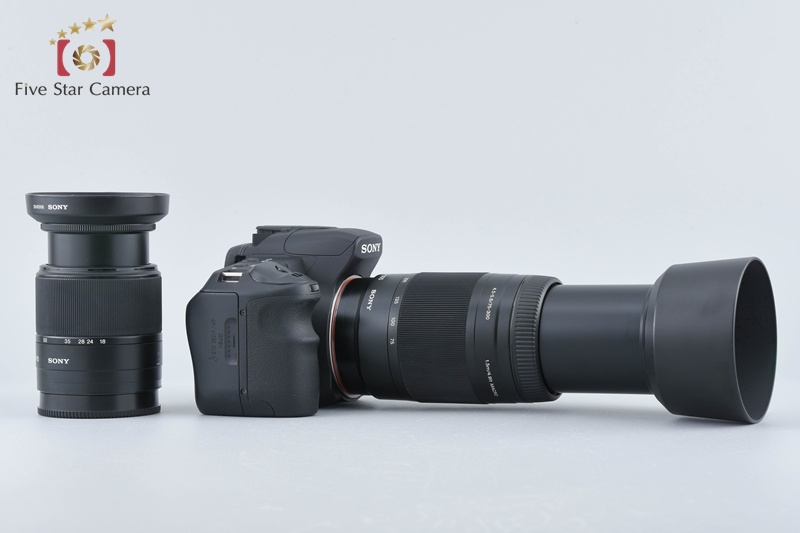 SONY α200 DSLR-A200ダブルレンズキット Sony α200 DSLR-A200 Double Zoom Lens Kit Black (Japanese Language
