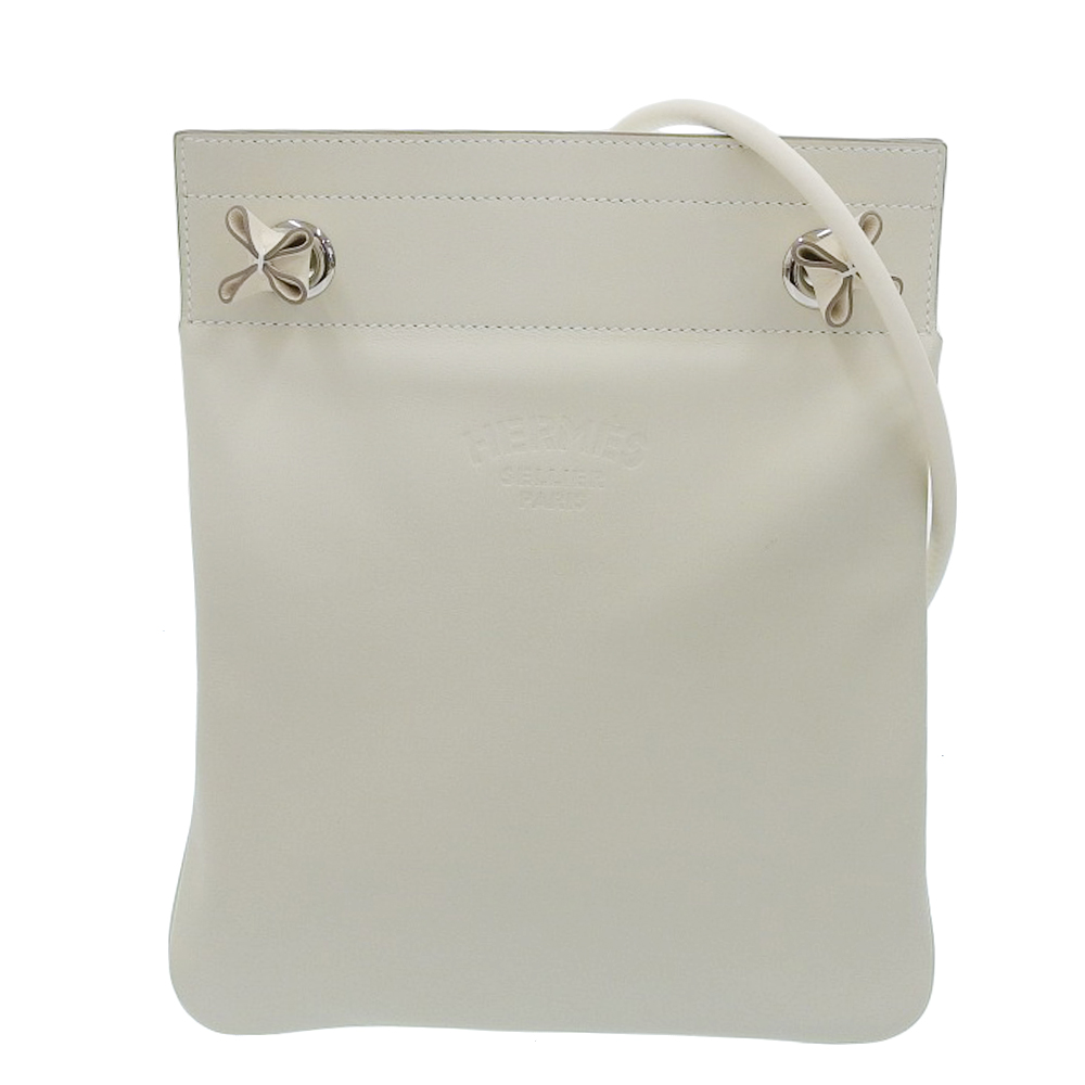 HERMES Swift Aline Mini Crossbody Pouch Shoulder Bag Y stamp (2020) Swift Ivory