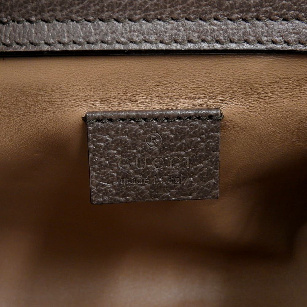 GUCCI Jumbo GG Diana Mini Tote 2WAY Handbag Crossbody Bamboo