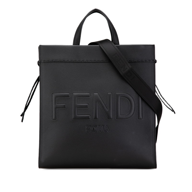 FENDI｜SHOULDER BAGS (Fendi Roma leather shopper bag (7V FENDI ROMA Go To Tote Bag Shoulder Bag 2WAY 7VA583 Women