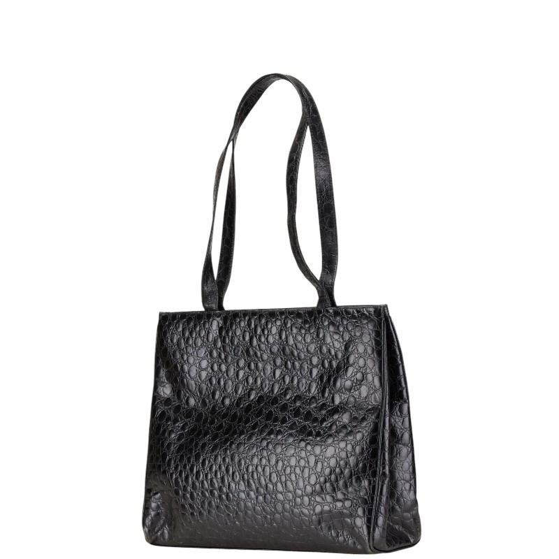 ★送料・関税込★Ferragamo★NEW VARA tote bag★ Salvatore Ferragamo Vara Croco embossed Handbag Tote Bag BK