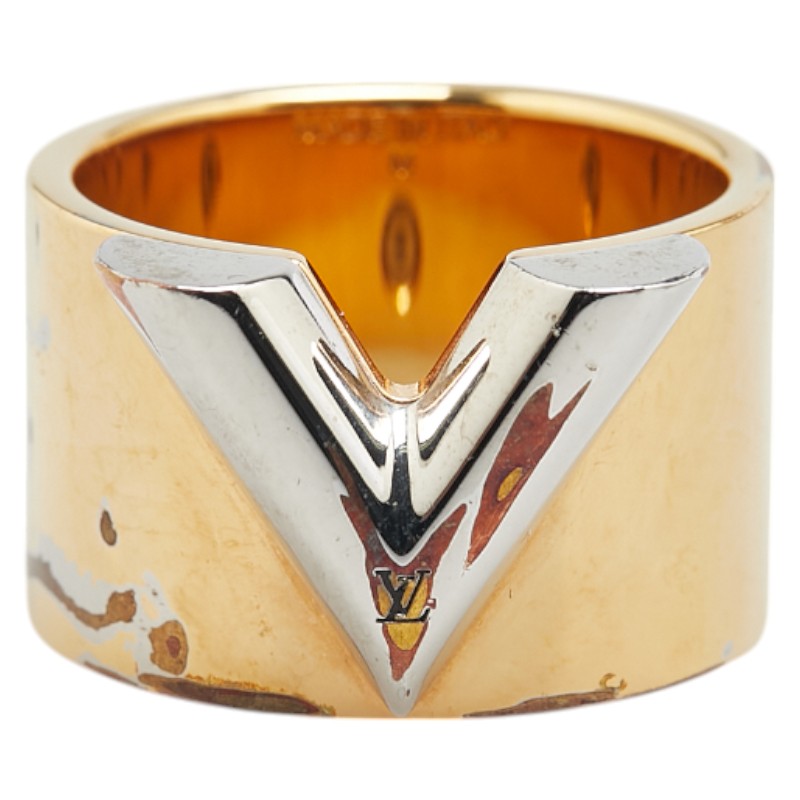 LOUIS VUITTON Essential V Ring ring M61085 Women 【Used】 | eBay