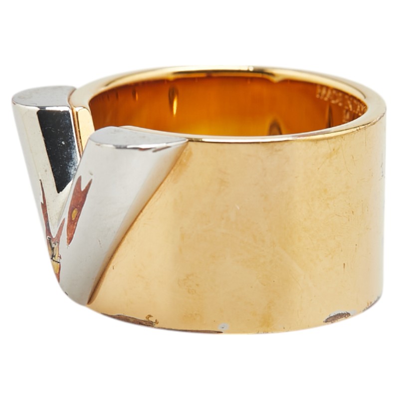 ルイヴィトン　リング　M61085 LOUIS VUITTON Essential V Ring ring M61085 Women 【Used】 | eBay