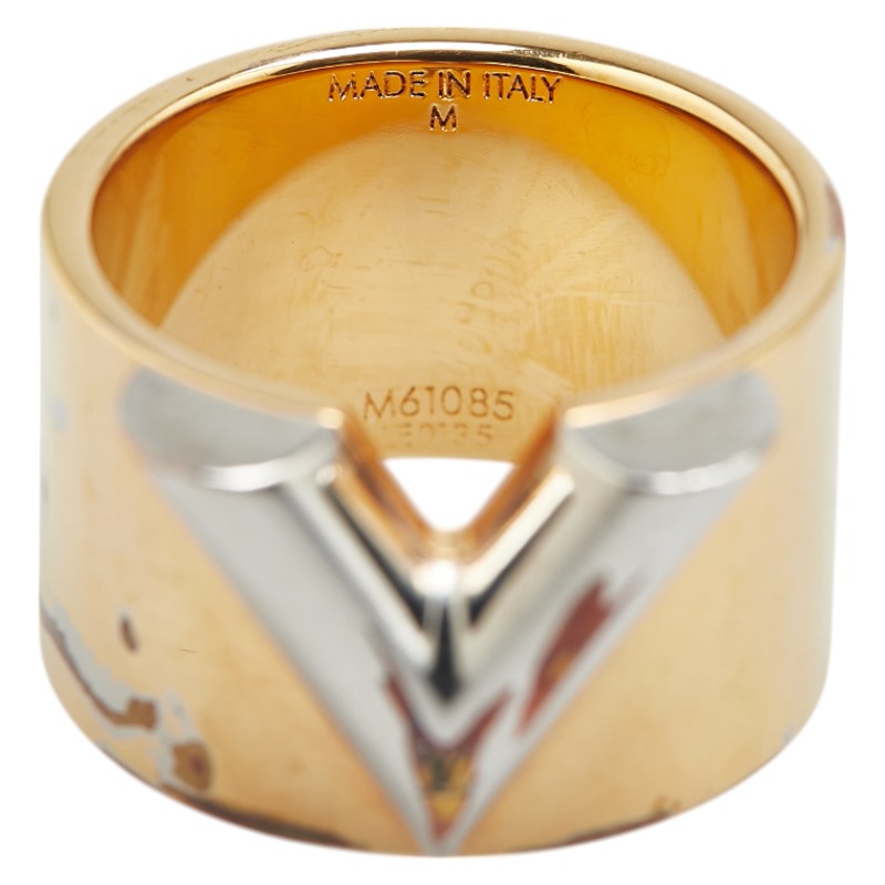 ルイヴィトン　リング　M61085 LOUIS VUITTON 美品 ルイ ヴィトン エッセンシャルV リング 指輪