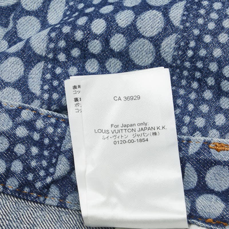 LOUIS VUITTON x Yayoi Kusama 23SS All-over pumpkin denim Pants