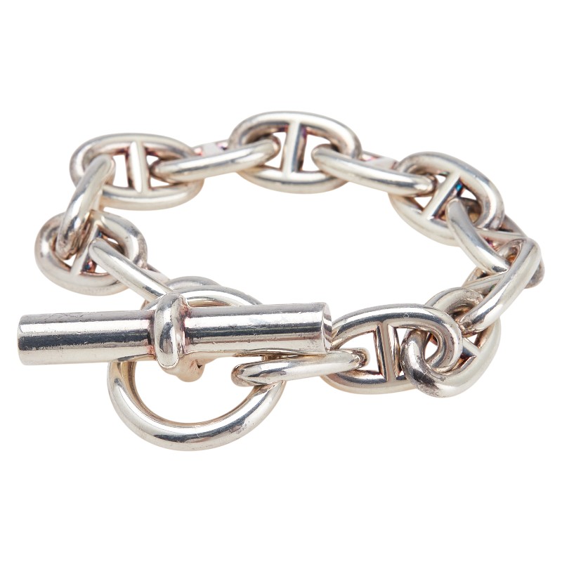 HERMES Chaine d'Ancre ブレスレット 13コマ HERMES Chaine d'Ancre MM 13 frames bracelet Women 【Used】 | eBay