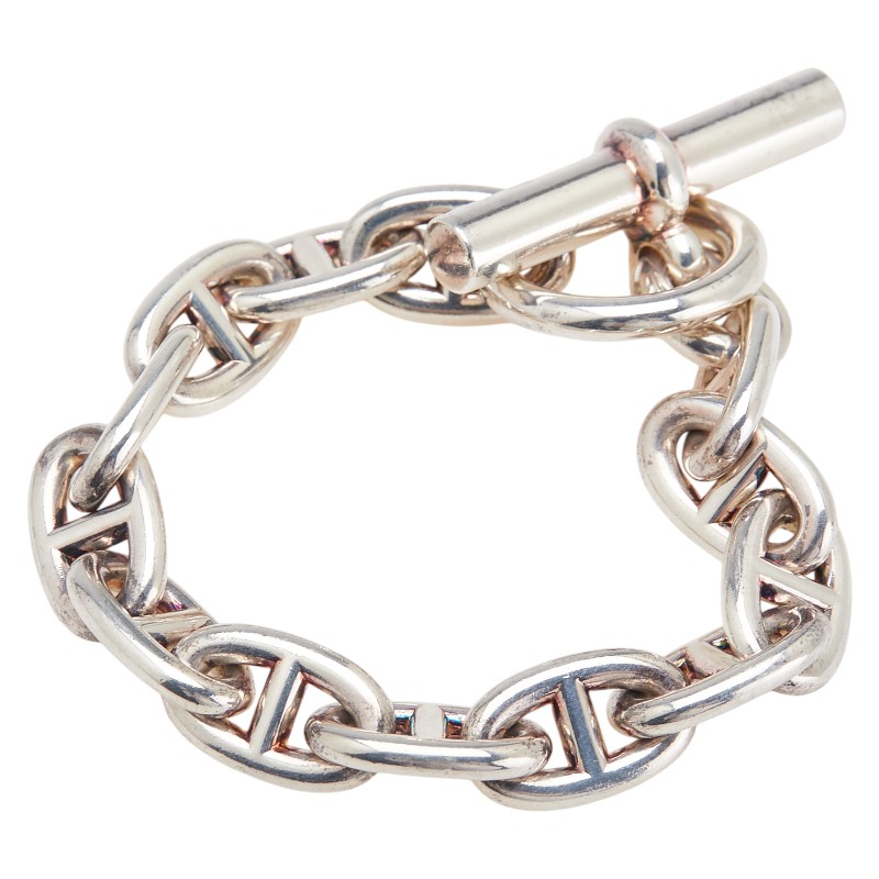 HERMES Chaine d'Ancre MM 13 frames bracelet Women 【Used】 | eBay
