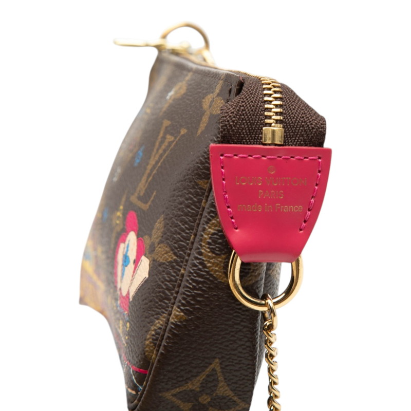 LOUIS VUITTON Monogram Mini Pochette Vivienne Chain pouch