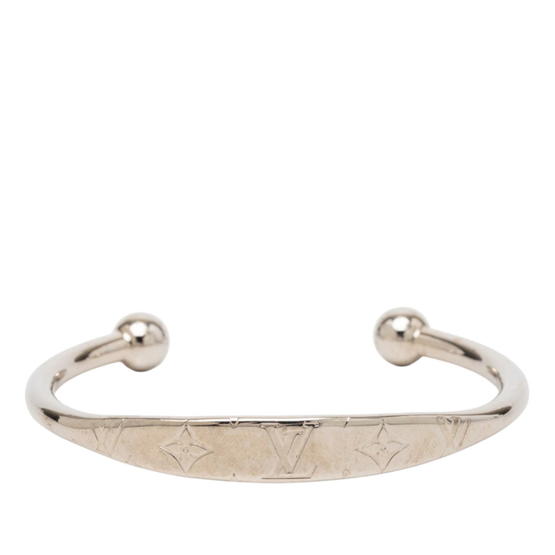 LOUIS VUITTON ステンレスバングル M64839 LOUIS VUITTON Monogram Junk Bracelet Bangle Size: M M64839 Women