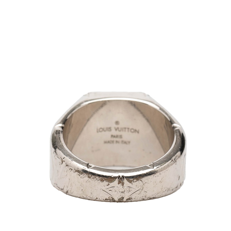 LOUIS VUITTON Monogram signet ring Ring #L M62488 mens 【Used】 | eBay