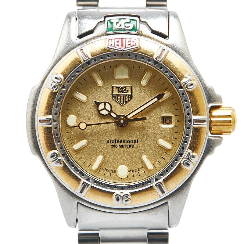 TAG HEUER Professional 200 Watches 995 408A Quartz gold dial Women