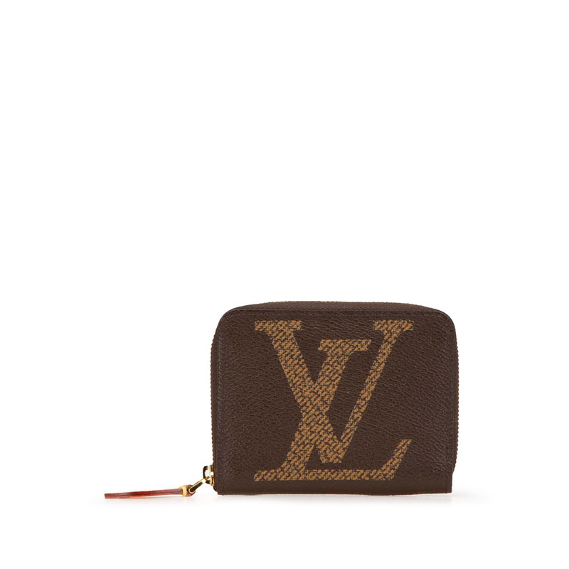 LOUIS VUITTON Monogram Giant Zippy coin purse Coin case