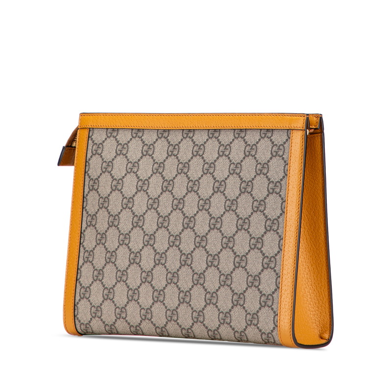 GUCCI x EXO KAI GG Supreme Teddy bear Clutch bag 660513 Women