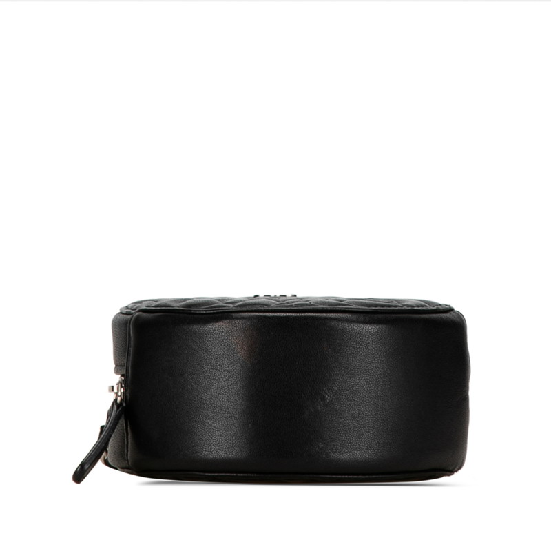CHANEL Camellia Round Mini Chain Pochette Shoulder Bag Women