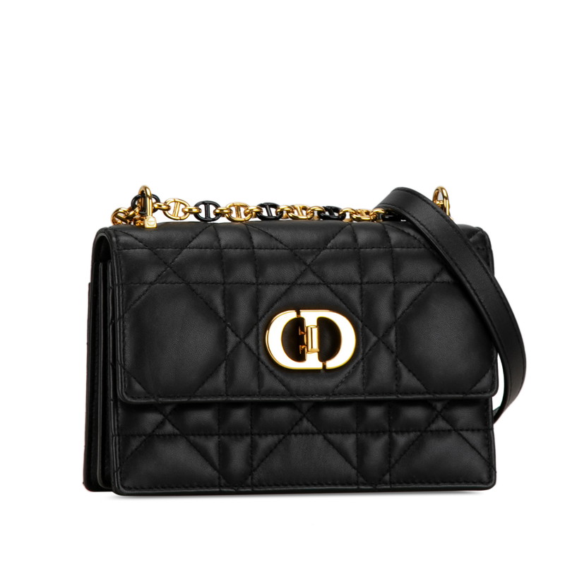 Dior Miss Caro Macrocanage Chain Mini Shoulder Bag Women 【Used