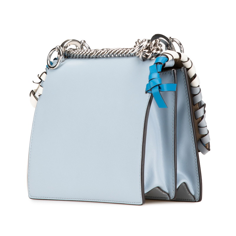 FENDI Canai Mini Ribbon Chain Shoulder Bag Handbag 8MO381