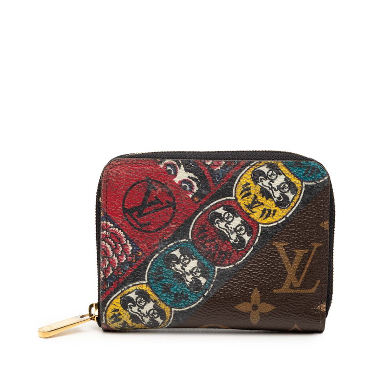 LOUIS VUITTON x Kansai Yamamoto Monogram Kabuki motif Coin case