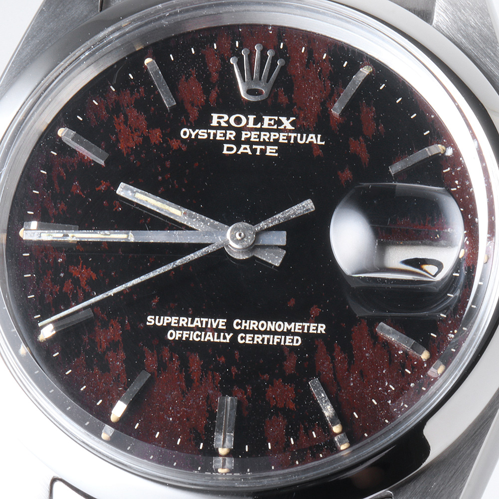 ROLEXディスプレイ ROLEX Oyster Perpetual Date 1500 Black Tropical Bar Mirror