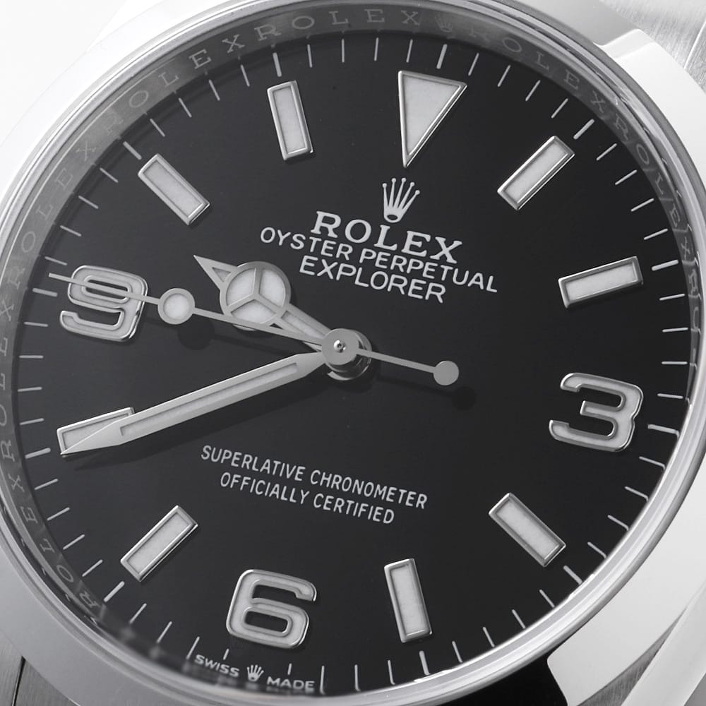 ROLEX Explorer 36 124270 Black Random Number second hand