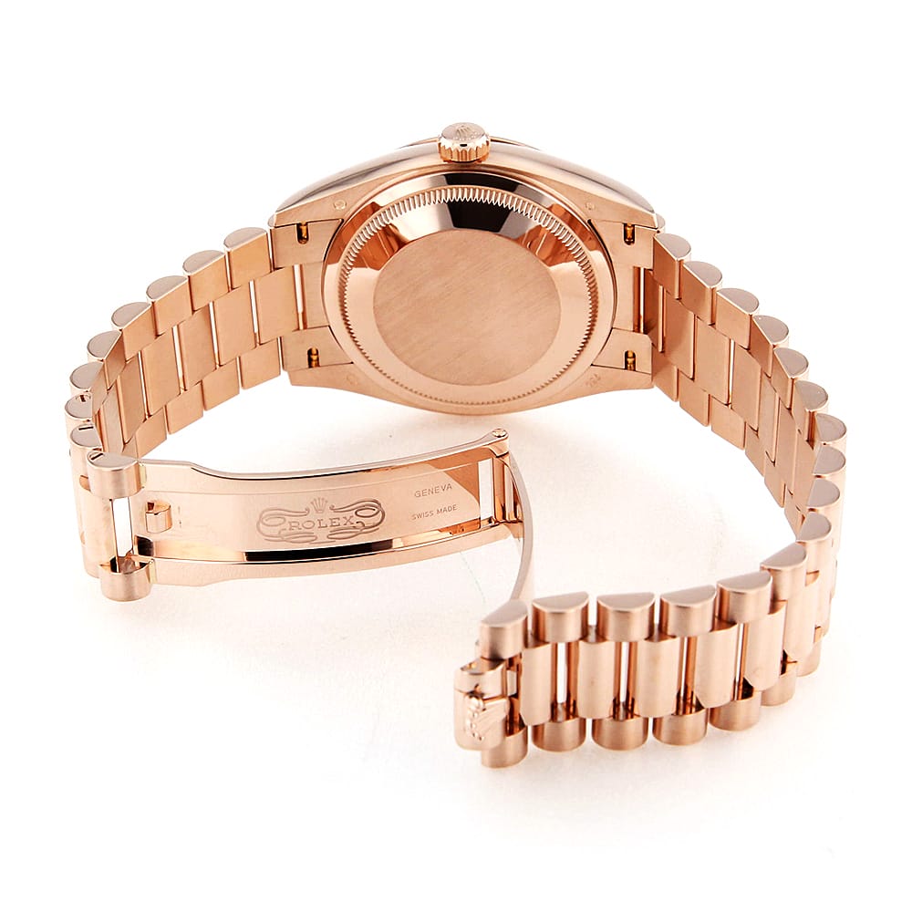 ROLEX Day Date 36 8P Diamond 2P Baguette Diamond 128235A
