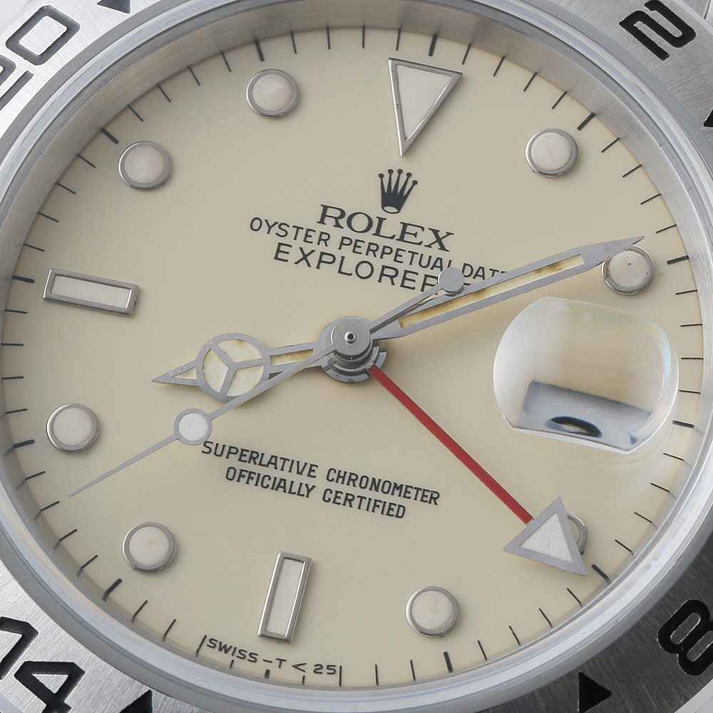 ROLEX Explorer II 16550 Ivory Center Split 95 Number second