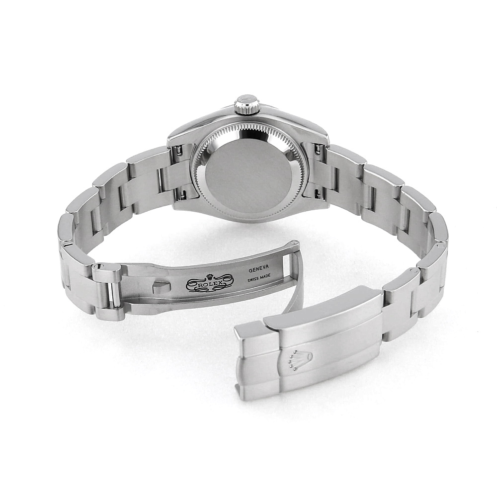 ROLEX Oyster perpetual 176200 White 369 white bar Random