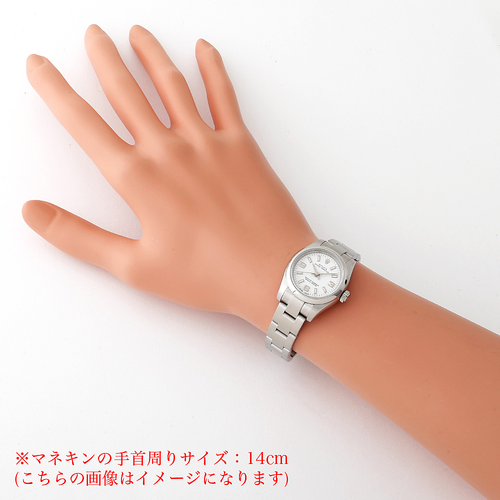 ROLEX Oyster perpetual 176200 White 369 white bar Random