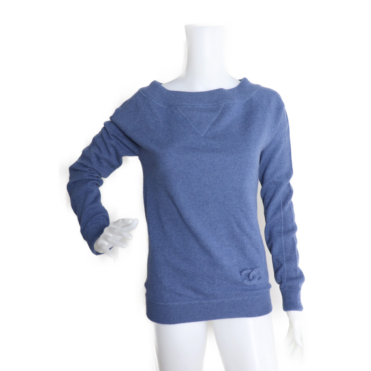 CHANEL Other tops P48050 knit Long sleeve Size36 cashmere 