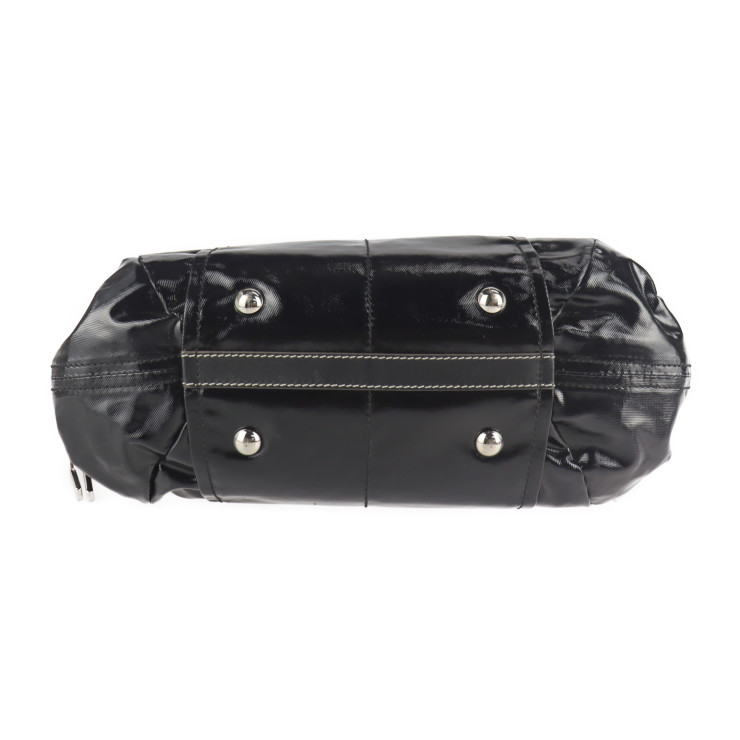 TOD’S◆ハンドバッグ/PVC/BLK/Gライン/コーティング/ TOD\u0027S（トッズ）の「Tod\u0027s \u0027New G-Line - Sacca Piccola\u0027 Tote（トート