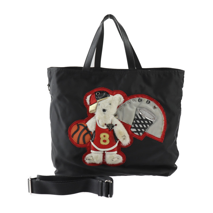 Prada teddy deals bear bag